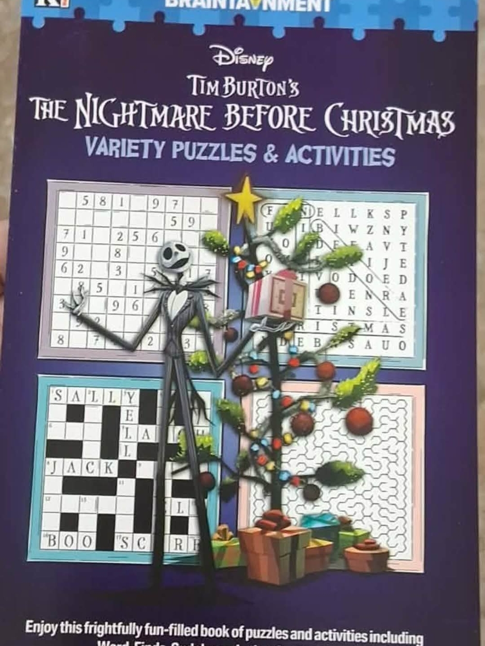 New Nightmare Before Christmas Puzzle And Activity Book